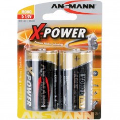 Ansmann pile alcaline X-Power, Mono (D), 2 pcs. pack (5015633)