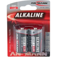 Ansmann alcaline batterie, Baby (C), 2 pcs. (1513-0000), 7,2mAh