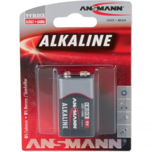 Batterie alcaline Ansmann, bloc 9V, 1er pack (1515-0000)