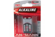 Batterie alcaline Ansmann, bloc 9V, 1er pack (1515-0000)