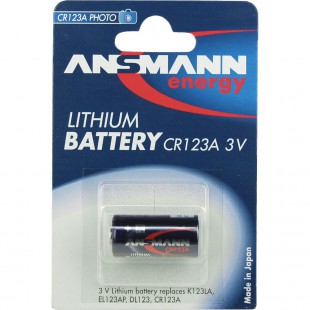 Ansmann batterie photo lithium 3V CR123A, 1 x blister (5020012)