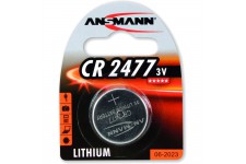 Ansmann pile bouton 3V Lithium CR2477, blister 1 pièce (1516-0010)