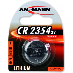 Ansmann pile bouton 3V Lithium CR2354, blister 1 pièce (1516-0012)