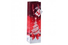 sigel Sac cadeau de Noël pour bouteille 'Sparkling Tree'