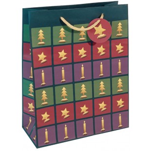 sigel Sac cadeau de Noël 'Cut-out style', grand