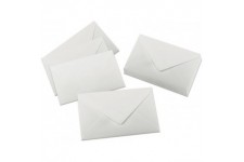 sigel Enveloppe, format C6, blanc, gommée, 100 g/m2 pour