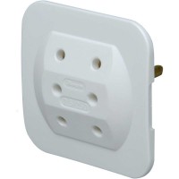 Adaptateur Kopp Euro (design plat), blanc arctique