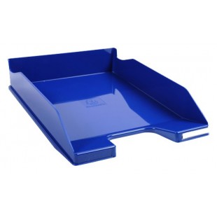 Lot de 6 : EXACOMPTA Corbeille à courrier COMBO MIDI, A4+, bleu glacé