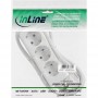 InLine® Power Strip 3 ports 3x Type F allemand avec sécurité enfant blanche 5m