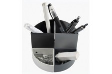 EXACOMPTA Pot à crayons 'THE QUARTER', noir/gris