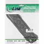 Câble d'alimentation InLine® 6 voies 6x, type F allemand, 5 m, noir