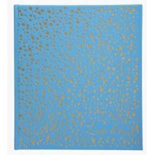 EXACOMPTA Livre d'or Plum, 210 x 190 mm, turquoise / doré
