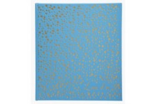 EXACOMPTA Livre d'or Plum, 210 x 190 mm, turquoise / doré