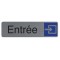EXACOMPTA Plaque de signalisation 'Entrée interdite'