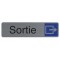 EXACOMPTA Plaque de signalisation 'Entrée interdite'