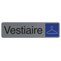 EXACOMPTA Plaque de signalisation 'Vestiaire'