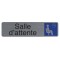 EXACOMPTA Plaque de signalisation 'Vestiaire'