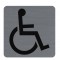 EXACOMPTA Plaque de signalisation 'Handicapés'