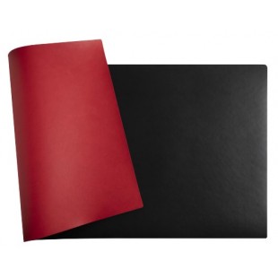 EXACOMPTA Sous-mains, 400 x 800 mm, noir / rouge