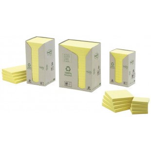 Post-it Bloc-note adhésif Recycling, 76 x 76 mm,18+6 GRATUIT
