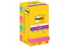 Post-it Bloc-note adhésif Super Sticky Notes, 76 x 76 mm