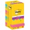 Post-it Bloc-note adhésif Super Sticky Notes, 76 x 76 mm