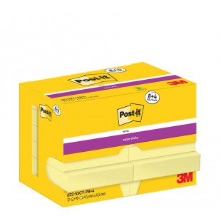 Post-it Bloc-note adhésif Super Sticky Notes, 47,6 X 47,6 mm