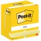 Post-it Bloc-note adhésif, 76 x 76 mm, jaune