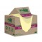 Post-it Super Sticky Recycling Notes, 76 x 76 mm, jaune