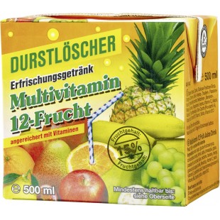 Lot de 12 : Durstlöscher Multivi