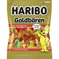 HARIBO Bonbon gélifié aux fruits Goldbären, sachet de 175 g