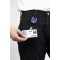 DURABLE 10X Porte-carte avec enrouleur, oval, gris