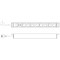 DIGITUS Multiprise 19', 8 prises, 1 U, avec interrupteur