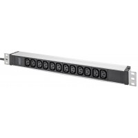 DIGITUS Multiprise 19', 12 prises, 1 U