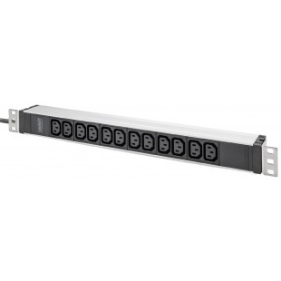 DIGITUS Multiprise 19', 12 prises, 1 U