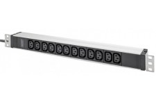 DIGITUS Multiprise 19', 12 prises, 1 U