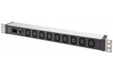 DIGITUS Multiprise 19', 9 prises, 1 U