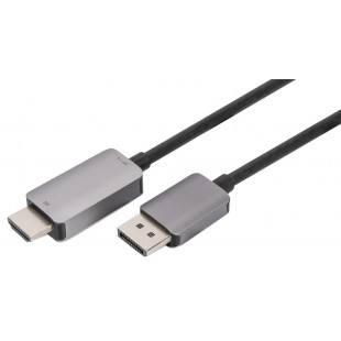 DIGITUS Câble adaptateur DisplayPort, DP - HDMI type A, 8K