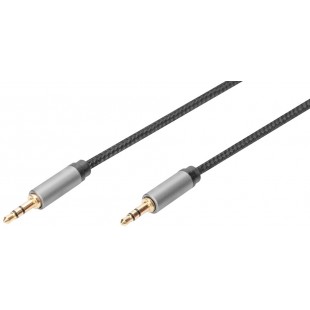 DIGITUS Câble de raccordement audio, jack mâle 3,5 mm, 3 m