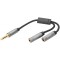 DIGITUS Répartiteur audio, jack mâle 3,5 mm -