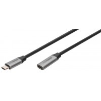 DIGITUS Câble d'extension USB 3.0 Gen.1, USB-C, 1,0 m