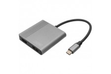DIGITUS Adaptateur graphique, USB-C - HDMI 2-en-1