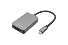DIGITUS Lecteur de carte USB-C High Speed, 2 ports, gris