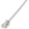 LogiLink Câble patch Ultraflex, Cat. 6A, U/FTP, 0,3 m, blanc