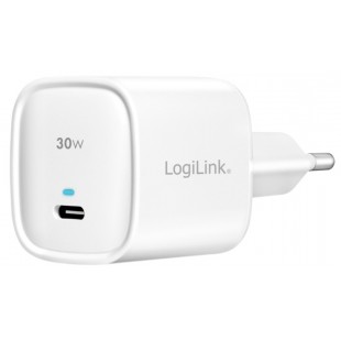 LogiLink Chargeur secteur USB, 1x USB-C (PD), blanc