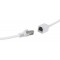 LogiLink Rallonge câble patch Premium, Cat.6A, 5 m, blanc