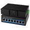 LogiLink Switch industriel Gigabit Ethernet PoE, 8 ports