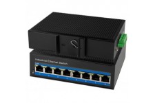 LogiLink Switch industriel Gigabit Ethernet PoE, 8 ports