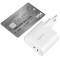 LogiLink Adaptateur de prise USB, 2x USB-C PD, 40 W, blanc