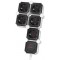 LogiLink Bloc multiprises flexible, 5 prises, noir/blanc